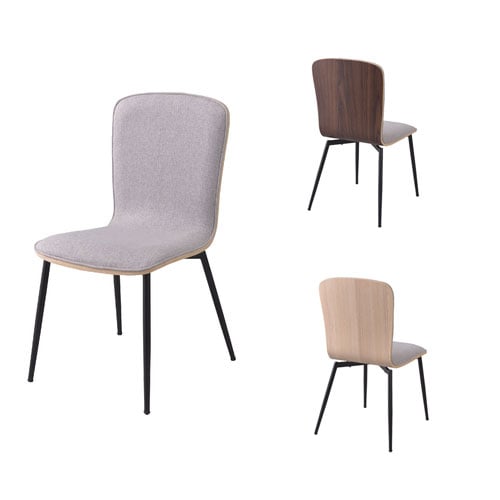 ダイニングチェア 幅43×奥行50×高さ83.5cm 食卓チェア 布張りチェア PC-106