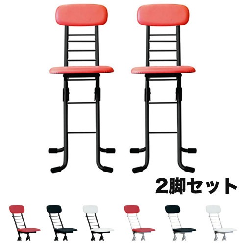 折りたたみ椅子 4脚セット 幅350×奥行480×高さ790mm ウレタンシート