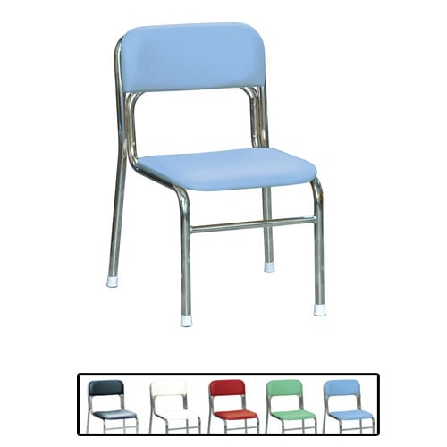 スタッキングチェア 座面高34cm 幅450×奥行460×高さ650mm パイプ椅子