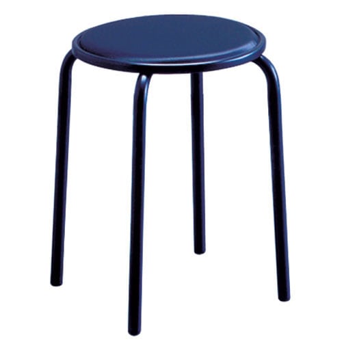 スツール 幅330×奥行330×高さ440mm スタッキングチェア 丸椅子 CG-19