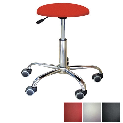 スツール キャスター付き 幅500×奥行480mm 昇降チェア ワークチェア BRC-4659