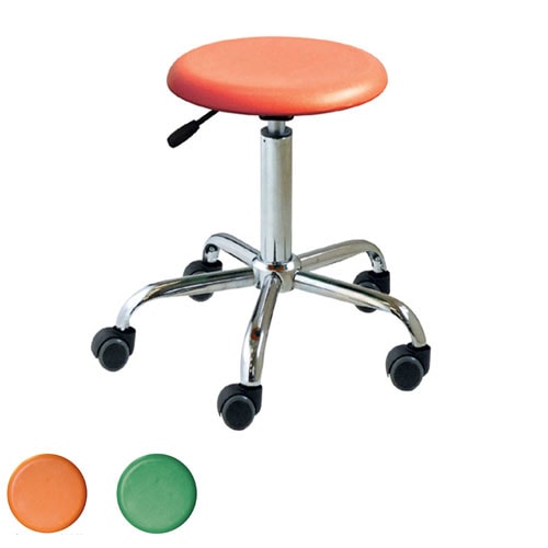 スツール キャスター付き 幅500×奥行480mm 昇降チェア ワークチェア BRP-4356