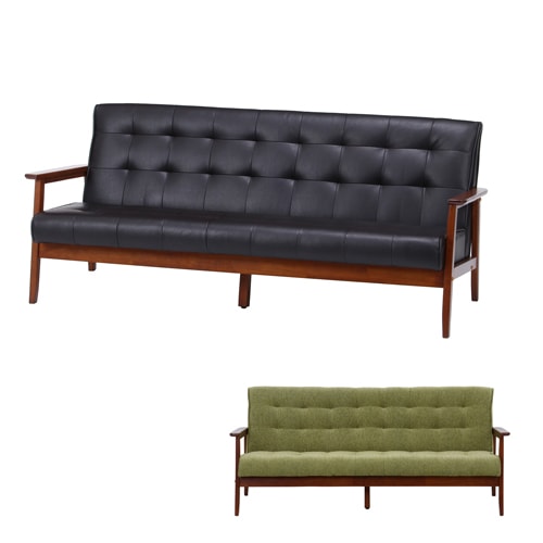 ソファ 幅1700×奥行730×高さ700mm 3人掛けソファ 肘付ソファ 846-3P