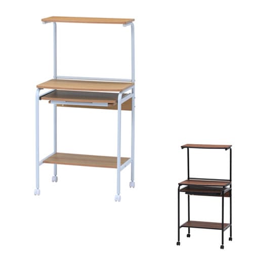 パソコンデスク 幅600×奥行480×高さ1220mm パソコンラック PCデスク