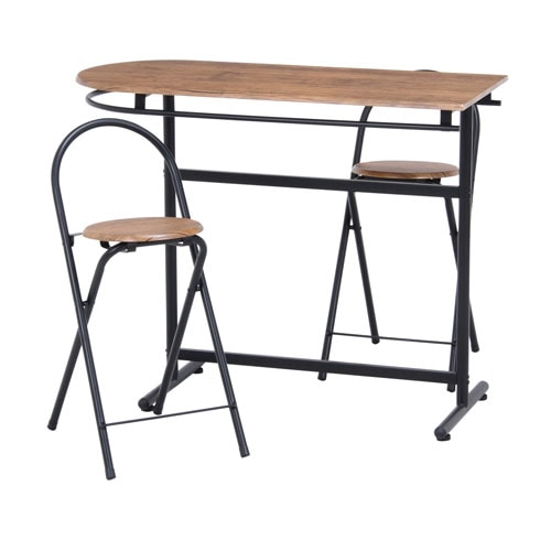 カウンターテーブル 3点セット 幅1100×奥行470×高さ865mm カウンター