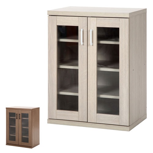 キャビネット ラルゴ 幅60cm オークブラウン [5134] キャビネット