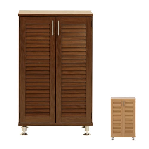 シューズボックス クロシオ 幅60×奥行36×高さ104.5cm 木製 下駄箱