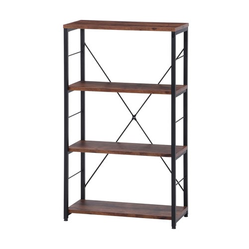✨オシャレ✨オープンシェルフ ラック 棚 4段 リビング レンジラック 楽天市場】HCHQHS ラック オープンシェルフ 4段 木製 収納 本棚
