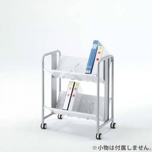 ファイルワゴン 2段 キャスター付き A4ファイル対応 サイドワゴン TG-2