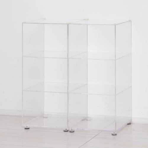 コレクションケース 3段 幅425×奥行365×高さ860mm ガラスコレクション
