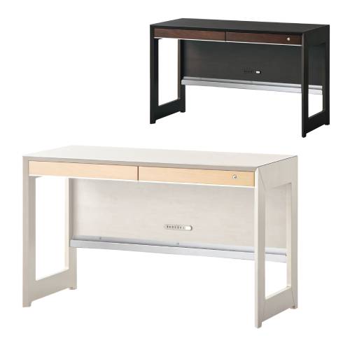 書斎机 幅1200×奥行550×高さ730mm 木製 木製デスク 学習デスク KWD-3