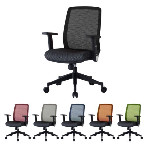 ブラックメッシュデスクチェア KOIZIMI JG4-301 BK KOIZUMI（コイズミ