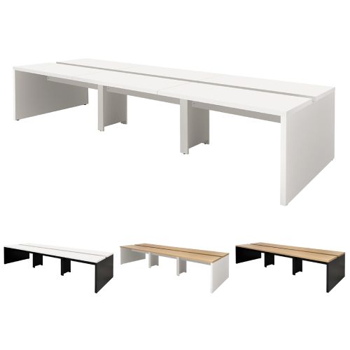 オフィスデスク フリーアドレス用 幅3600×奥行1200×高さ720mm パソコンデスク ワークデスク RFTFT-3612