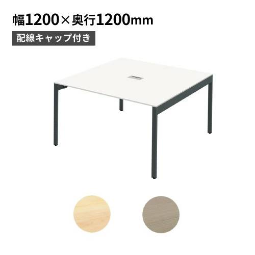 フリーアドレスデスク 配線機能付き 幅3000×奥行1000×高さ720mm