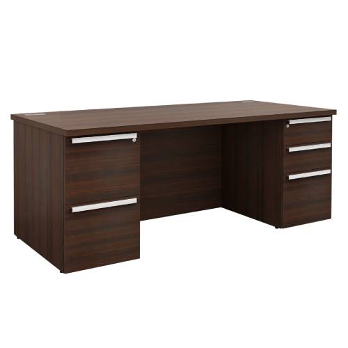 エグゼクティブデスク 幅1800×奥行800×高さ720mm 両袖机 社長机 MD-1880W