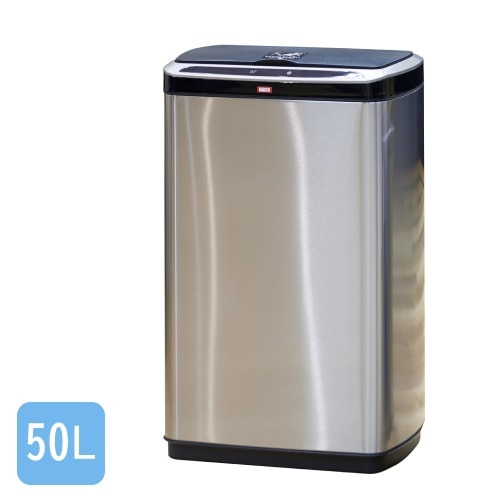 センサー付きゴミ箱 25L ステンレス 幅251×奥行251×高さ500mm