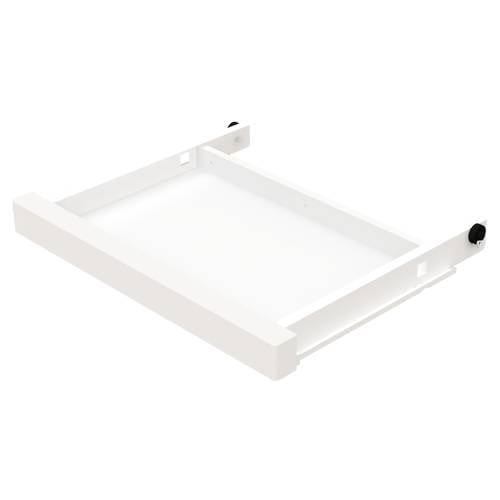 引き出し 幅400×奥行300×高さ38mm 取り付け型 ホワイト CD-0403