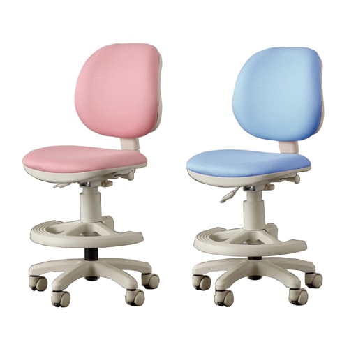 学習椅子 キャスター付き 幅530mm 肘なしチェア KF-300（商品番号：kj