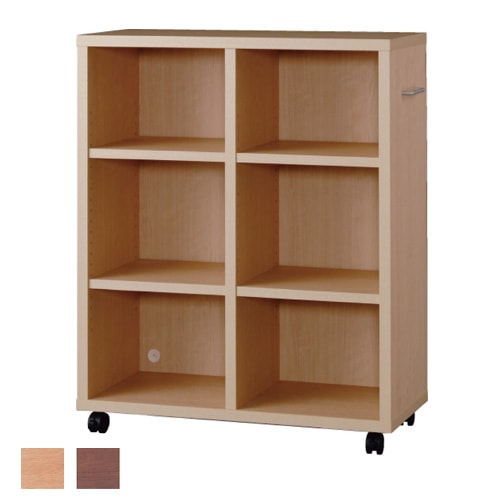 木製シェルフ キャスター付き 幅893×奥行420×高さ1100mm フリーラック