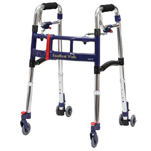 歩行器 Hタイプ キャスター付き 幅54～63×奥行56～58×高さ77～87cm