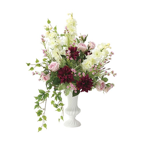 アレンジメント 光の楽園 壁掛け 造花 アートフラワー 2276A80-98