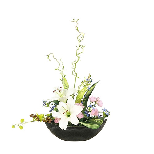 アレンジメント 光の楽園 59cm 造花 アートフラワー 2061H96-86