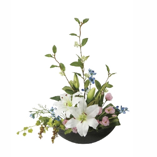 アレンジメント 光の楽園 45cm 造花 アートフラワー 921A96-86（商品