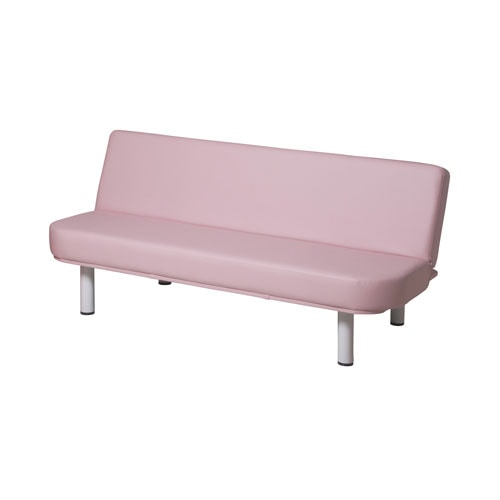 ソファベッド 幅1800×奥行815×高さ735mm ピンク リクライニングソファ