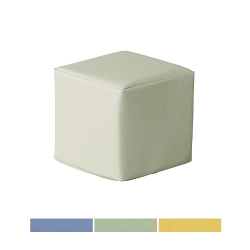 クッション 四角 幅200×高さ200mm 合成皮革張り キッズ用スツール KSC