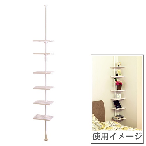 マルチラック 突っ張り棒 オープンラック ディスプレイラック 飾り棚