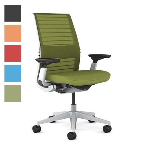 シンクチェア Steelcase プラチナフレーム オフィスチェア デスク