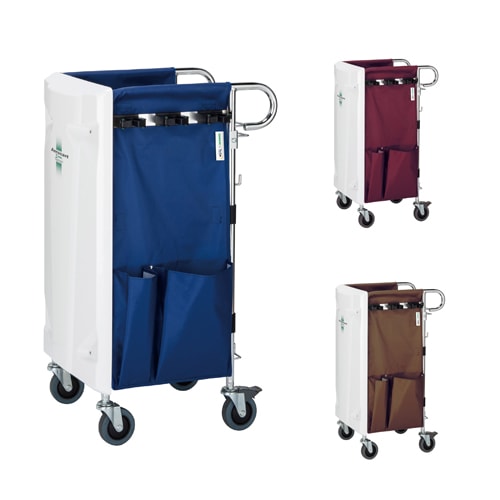 清掃カート サイドカバー仕様 幅467×奥行570×高さ962mm 制菌 抗菌防臭 DS-227-902