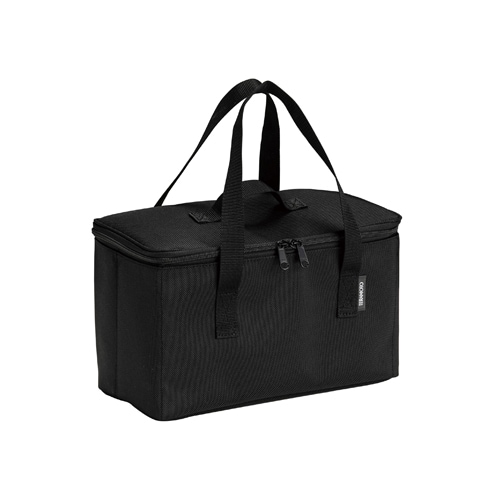 アメニティバッグ Mサイズ  幅325×奥行170×高さ196mm ブラック ナイロン素材 DS-576-020-9