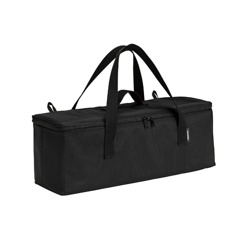 アメニティバッグ Lタイプ 幅535×奥行170×高さ196mm ブラック ナイロン素材 DS-576-030-9