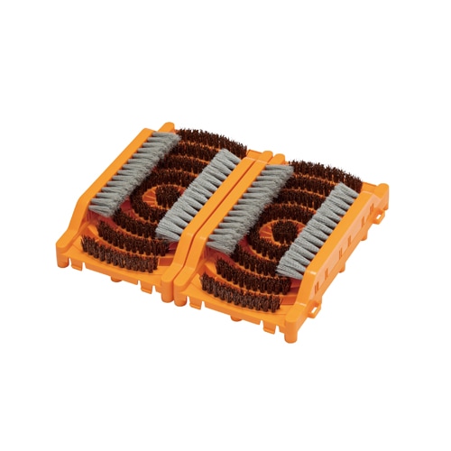 泥落とし ブラシ マット 2個セット 幅412×奥行372×高さ80mm MR-178-510