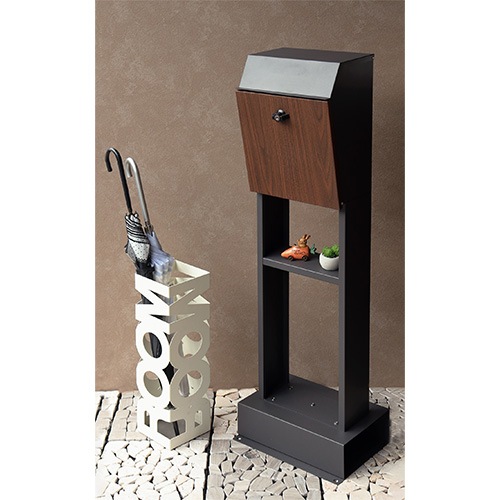 スタンドポスト 幅36×奥行28×高さ115cm ポスト 郵便ポスト 郵便受け