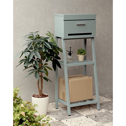 スタンドポスト 幅40×奥行30×高さ105cm ポスト 郵便ポスト 郵便受け