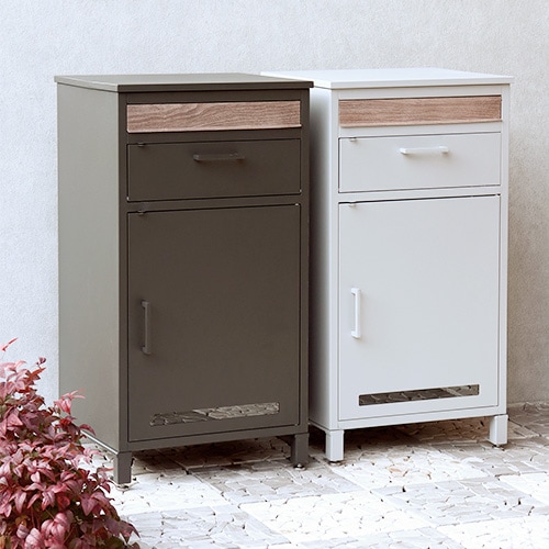 MJ PT LIスタンドポストホワイト 宅配ポスト