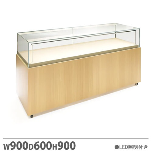カウンター W900×D460×H950mm 鍵付き 棚付タイプ ハイカウンター