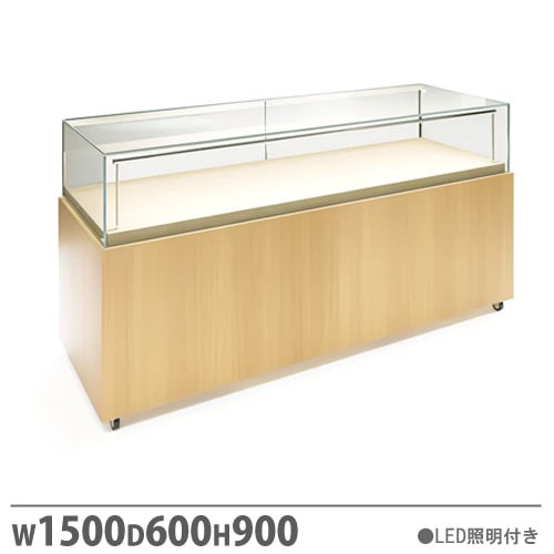 受付カウンター カウンター W1500×D460×H950mm 鍵付き 総扉タイプ ハイカウンター
