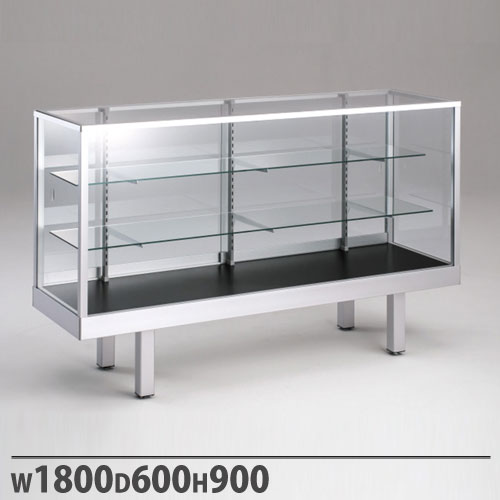 ショーケース ファミリア2 平ケース 幅900×奥行450×高さ900mm プッシュ