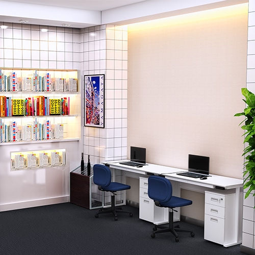 新品未使用！！オフィスデスク タイニーデスク 幅800 奥行500 高さ720 YK-NWD0850 通販 - オフィス