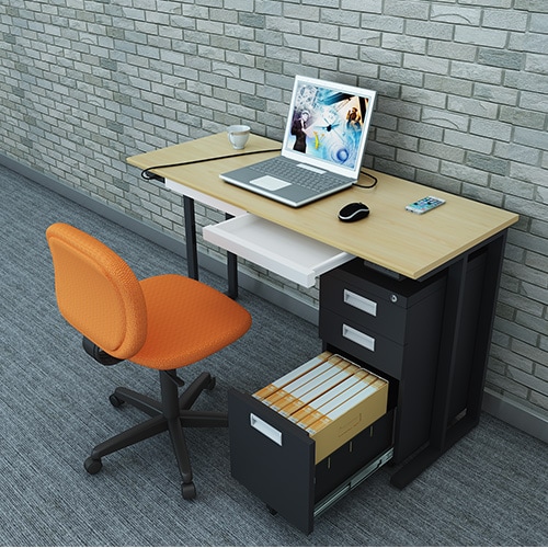 パソコンデスク pcデスク オフィスデスク 事務机 ワークデスク シンプルデスク 在宅ワーク 書斎 デスク シンプル ク 机 ○