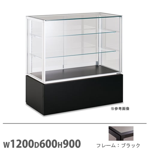ショーケース ルミグラス 平ケース後引戸 幅1800×奥行600mm 商品ケース