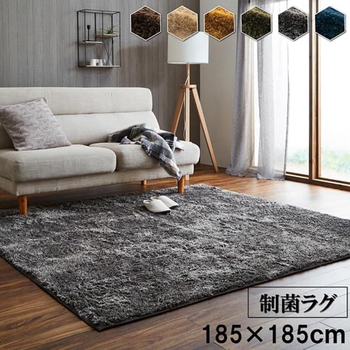 ラグ イケヒコ 185×185cm マット カーペット RFN185185（商品番号：ic