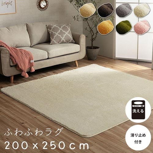 カーペット イケヒコ 200×250cm マット ラグ HSKY200250（商品番号：ic