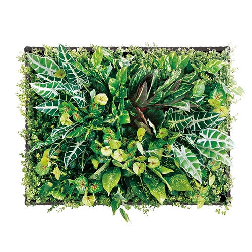 フェイクグリーン ミックスグリーン 幅310×奥行250×高さ280mm 観葉植物