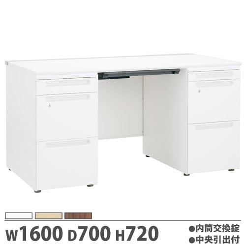 両袖机 SOFIDA ソフィーダ 国産役員用両袖デスク 幅1800 奥行750 高さ720 MKV