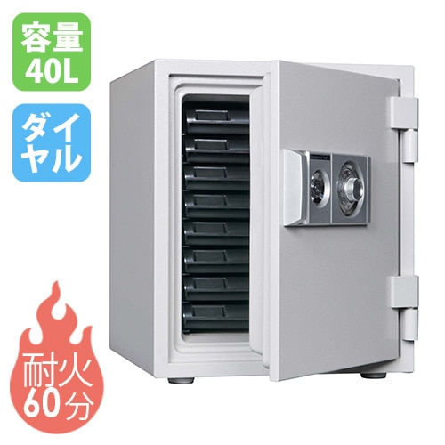 耐火金庫 小型 テンキー 25L A4 ディプロマット 耐火耐水金庫 テンキー