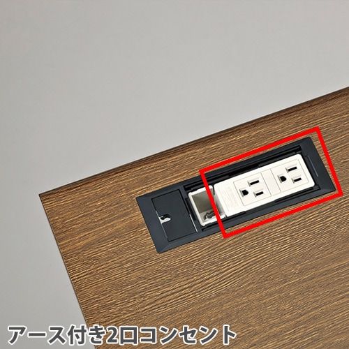 コンセント 2口 アース付 3m オプション AC-2E（商品番号：48-ac-2e